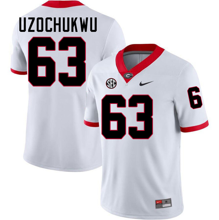 Dennis Uzochukwu Georgia Jersey,University Of Georgia Bulldogs Football Jersey,Uniforms,Gears-White